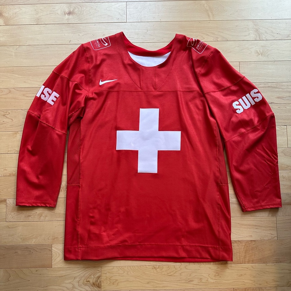 Switzerland Hockey team Nike jersey size L